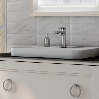 Смеситель для раковины OLE однорычажный без донного клапана 3/8, хром глянец