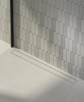 Душевой лоток double из нержавеющей стали, 85 см