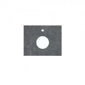 Спец. изделие декоративное из керамогранита Роверелла 60x48, серый темный