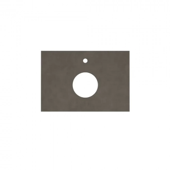 Спец. изделие декоративное из керамогранита Про Чементо 70x48, коричневый тёмный матовый