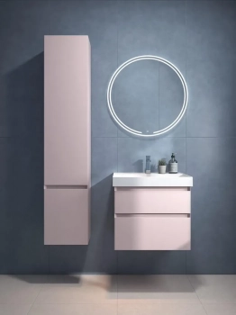 Раковина CUBO подвесная\мебельная 60, белая глянцевая