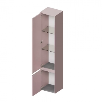 Пенал CUBO подвесной левый 165, мальва матовый