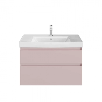 Тумба CUBO подвесная с ящиками 80, мальва матовая