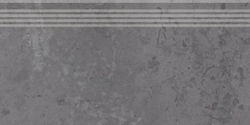 Ступень Про Лаймстоун серый темный натуральный обрезной 30x60x0,9