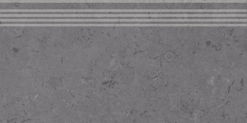 Ступень Про Лаймстоун серый темный натуральный обрезной 30x60x0,9