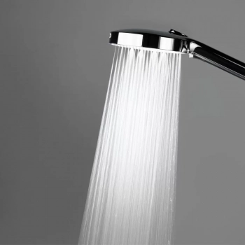 Душевая колонна FONTE на 3 потока с поворотным изливом с термостатическим смесителем, черный матовый