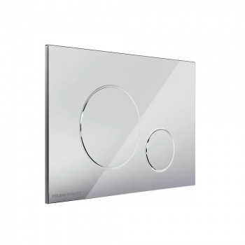 Кнопка управления для скрытых систем инсталляции, xром-глянец (круглая)