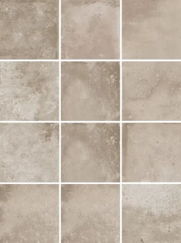 Спартель бежевый матовый 29,8х39,8x0,7 из 12 частей 9,8x9,8