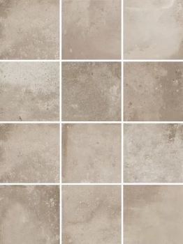 Спартель бежевый матовый 29,8х39,8x0,7 из 12 частей 9,8x9,8