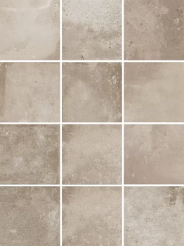Спартель бежевый матовый 29,8х39,8x0,7 из 12 частей 9,8x9,8