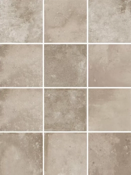 Спартель бежевый матовый 29,8х39,8x0,7 из 12 частей 9,8x9,8