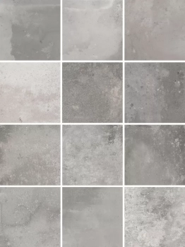 Спартель серый матовый 29,8х39,8x0,7 из 12 частей 9,8x9,8