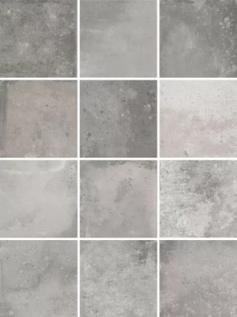 Спартель серый матовый 29,8х39,8x0,7 из 12 частей 9,8x9,8