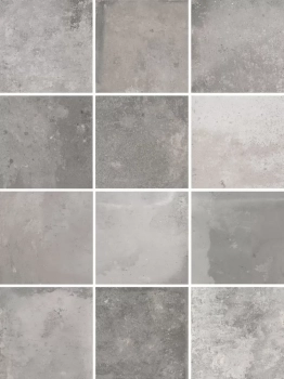 Спартель серый матовый 29,8х39,8x0,7 из 12 частей 9,8x9,8