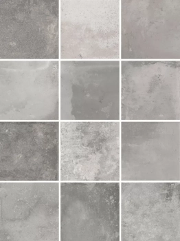 Спартель серый матовый 29,8х39,8x0,7 из 12 частей 9,8x9,8