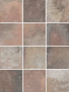 Спартель микс матовый 29,8х39,8x0,7 из 12 частей 9,8x9,8