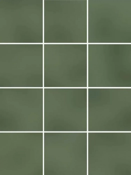 Бахия зелёный глянцевый 29,8х39,8x0,7 из 12 частей 9,8x9,8