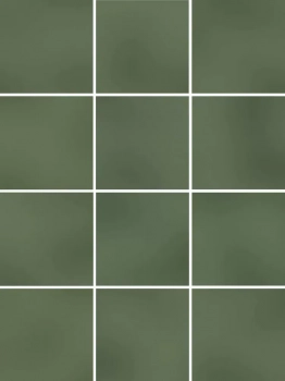 Бахия зелёный глянцевый 29,8х39,8x0,7 из 12 частей 9,8x9,8