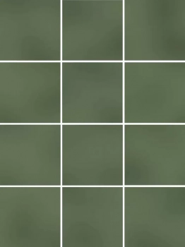 Бахия зелёный глянцевый 29,8х39,8x0,7 из 12 частей 9,8x9,8