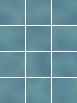 Бахия бирюзовый глянцевый 29,8х39,8x0,7 из 12 частей 9,8x9,8