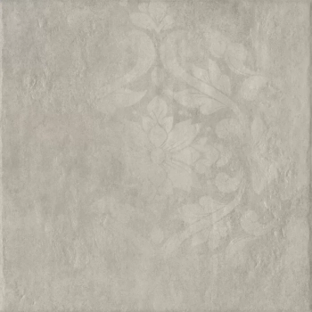 Хадду серый светлый матовый декорированный 40,2x40,2x0,8