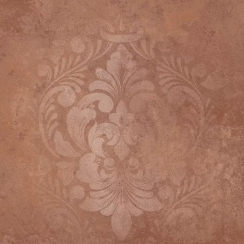 Хадду красный матовый декорированный 40,2x40,2x0,8