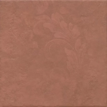 Хадду красный матовый декорированный 40,2x40,2x0,8