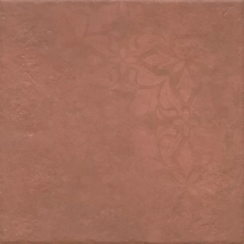 Хадду красный матовый декорированный 40,2x40,2x0,8