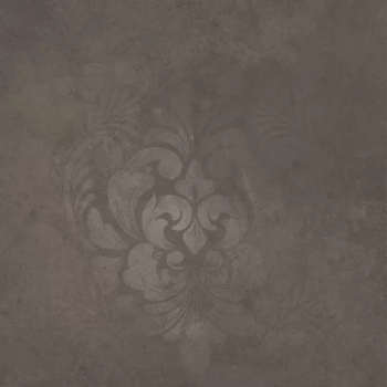 Хадду коричневый матовый декорированный 40,2x40,2x0,8