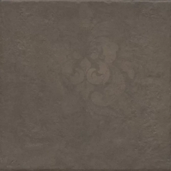 Хадду коричневый матовый декорированный 40,2x40,2x0,8