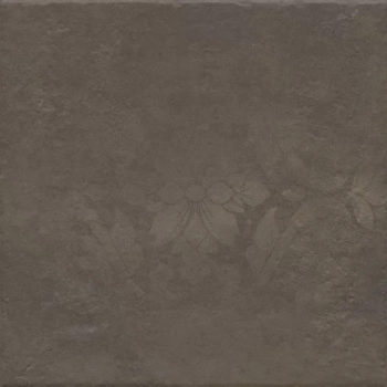 Хадду коричневый матовый декорированный 40,2x40,2x0,8