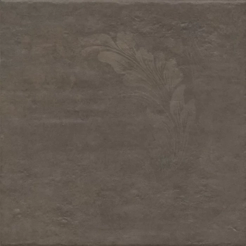 Хадду коричневый матовый декорированный 40,2x40,2x0,8