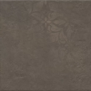 Хадду коричневый матовый декорированный 40,2x40,2x0,8