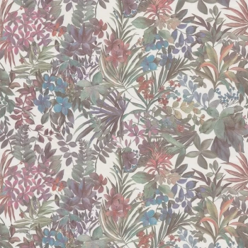 Обои виниловые Джангл мотив, светлый цветной