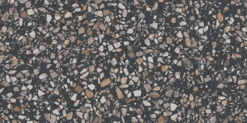 Ступень клееная фронтальная Бричиола чёрный матовый обрезной 33x60x0,9