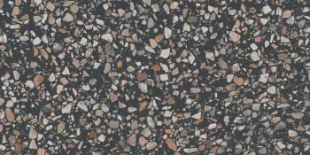 Ступень клееная фронтальная Бричиола чёрный матовый обрезной 33x60x0,9