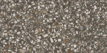 Ступень клееная фронтальная Бричиола коричневый матовый обрезной 33x60x0,9