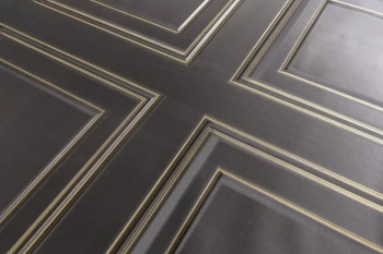 Обои виниловые Буазери мотив, черный