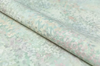 Обои виниловые на флизелиновой основе Апрель мотив 2, зелёный