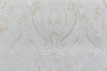 Обои виниловые на флизелиновой основе Ориент мотив, серый светлый