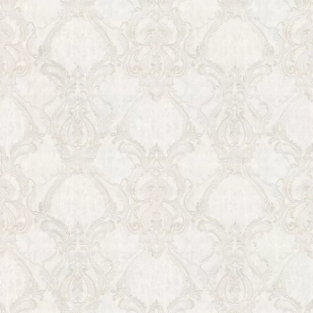 Обои виниловые на флизелиновой основе Ориент мотив, серый светлый