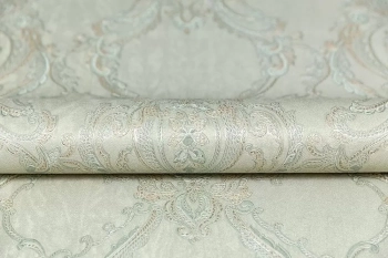 Обои виниловые на флизелиновой основе Ориент мотив, зелёный