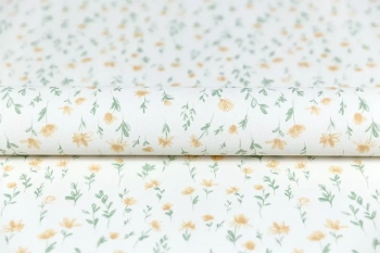 Обои виниловые на флизелиновой основе Уик-энд мотив, жёлто-зелёный цветы