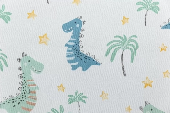 Обои виниловые на флизелиновой основе Уик-энд мотив, разноцветный дино