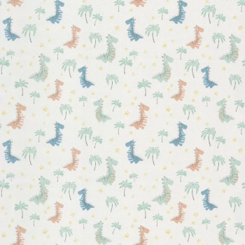 Обои виниловые на флизелиновой основе Уик-энд мотив, разноцветный дино