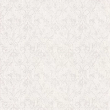 Обои виниловые на флизелиновой основе Дамаск мотив, бежево-серый
