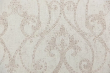 Обои виниловые на флизелиновой основе Дамаск мотив, бежевый
