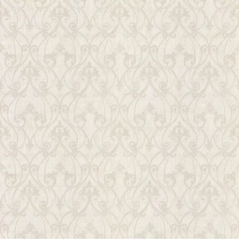 Обои виниловые на флизелиновой основе Дамаск мотив, бежевый