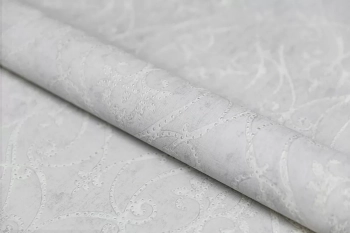 Обои виниловые на флизелиновой основе Дамаск мотив, серый