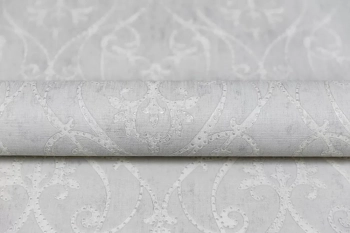 Обои виниловые на флизелиновой основе Дамаск мотив, серый